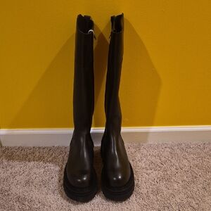 Casadei Black Combat Boots